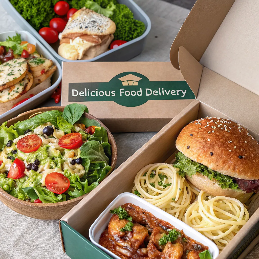 Delicious food delivery offer